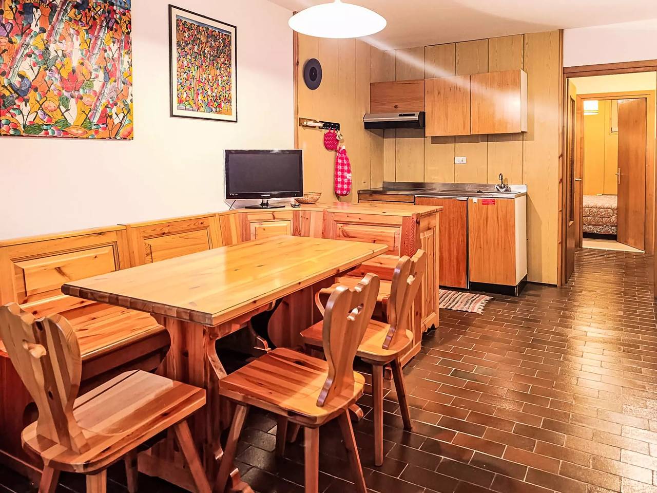Ganze Wohnung, 2 Zimmer 4 Personen in Penia, Canazei