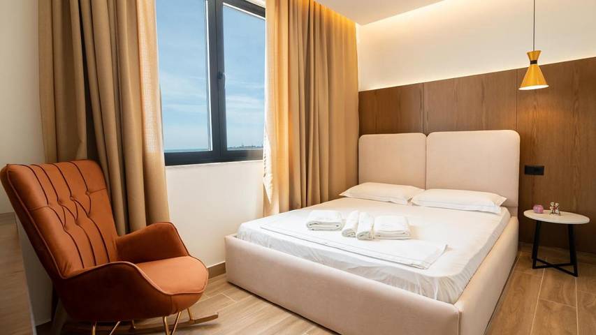 Hôtel pour 4 personnes, avec balcon et vue