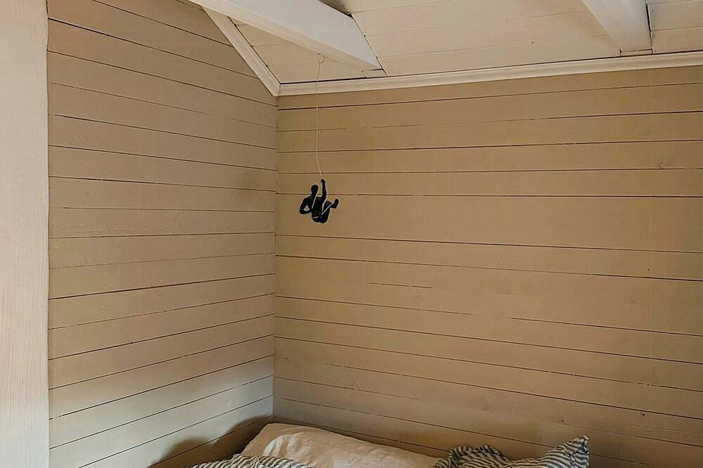 Ein Bauernhof in Falunrot mit Bullerbü-Flair in Kåddis in Umea, Västerbotten