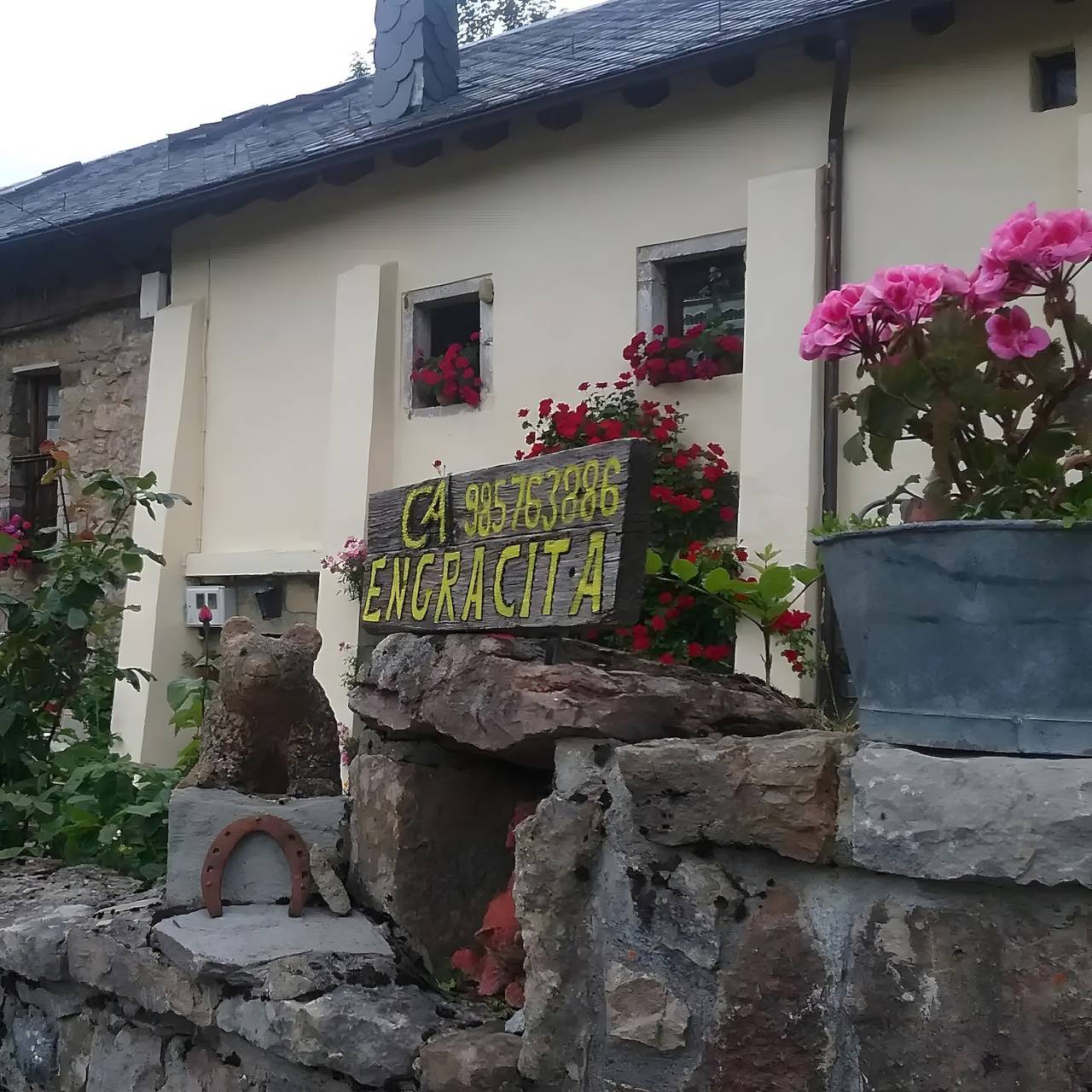 Landhaus 'La Verde' mit Meerblick, Gemeinschaftsgarten und Wlan in Valle de Lago, Somiedo