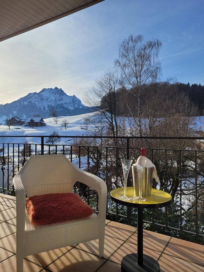Maison d’hôte pour 2 personnes, avec Terrasse ainsi que Jardin et Vue à Schwarzenberg (Suisse)