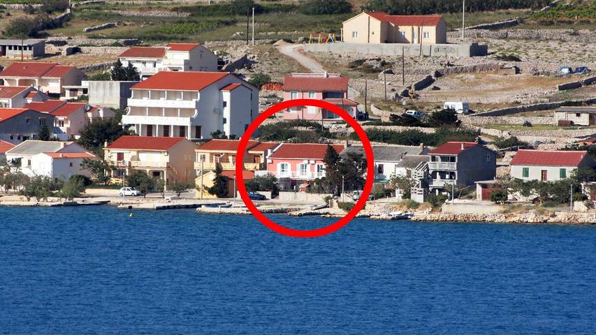 Holiday apartment for 2 people in Novalja