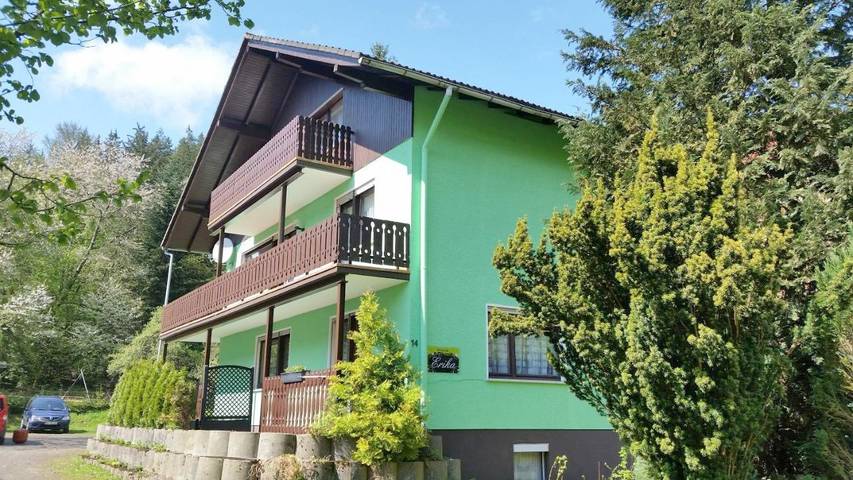 Ferienhaus für 25 Personen, mit Balkon und Terrasse sowie Garten und Ausblick