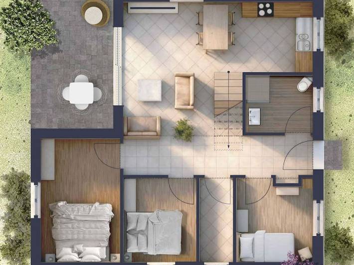 Ferienhaus für 5 Personen, mit Terrasse und Garten, kinderfreundlich in Rerik - 4