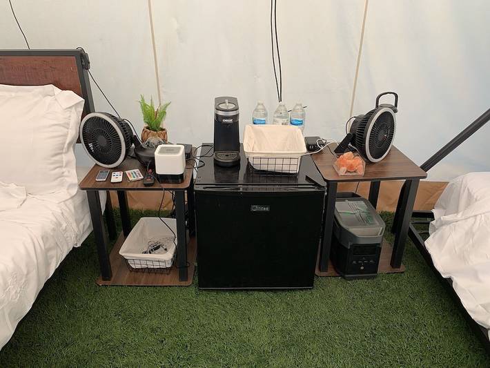 Camping for 12 people in New York State