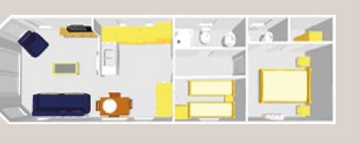 Gîte pour 6 personnes, avec balcon, adapté aux familles à Northampton - 2