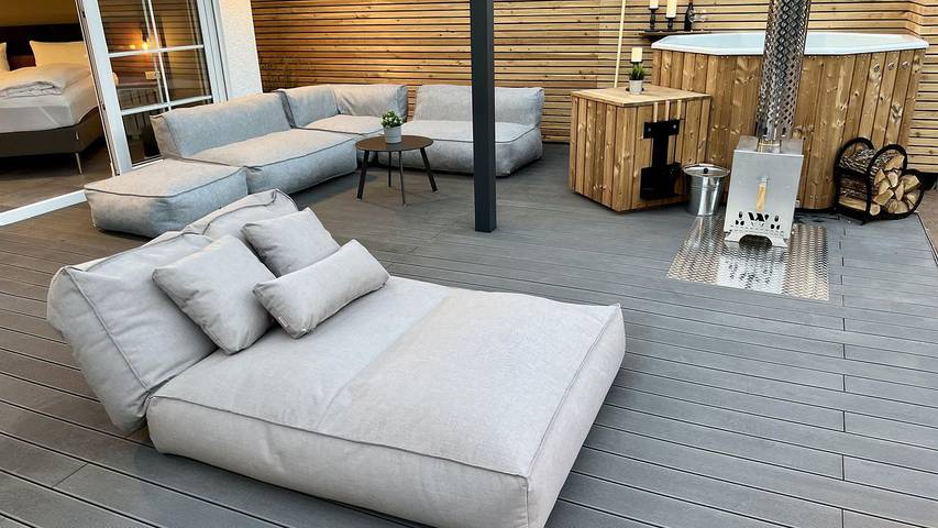 Ferienwohnung für 4 Personen, mit Terrasse und Sauna sowie Whirlpool und Garten am Bostalsee - 4