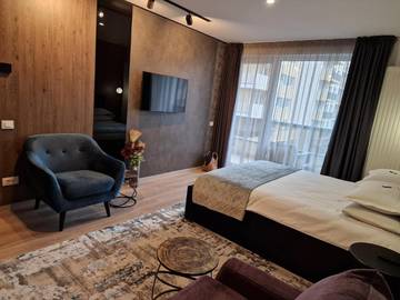 Gîte pour 2 personnes, avec vue et balcon à Brașov
