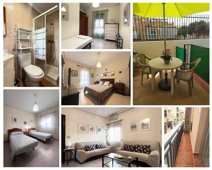 Apartamento para 5 personas, con terraza además de vistas y jardín en Puerto de Sagunto