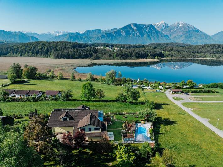 Ferienwohnung für 5 Personen, mit Seeblick und Garten sowie Ausblick, mit Haustier am Klopeiner See - 2