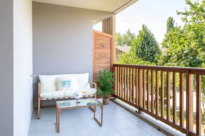 Appartement de vacances pour 4 personnes, avec balcon