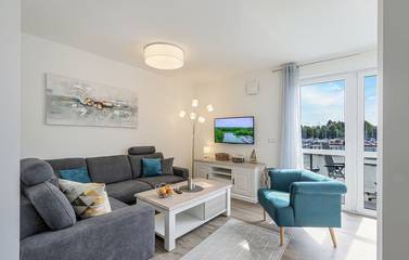 Ferienwohnung für 4 Personen, mit Balkon und Seeblick in Rechlin