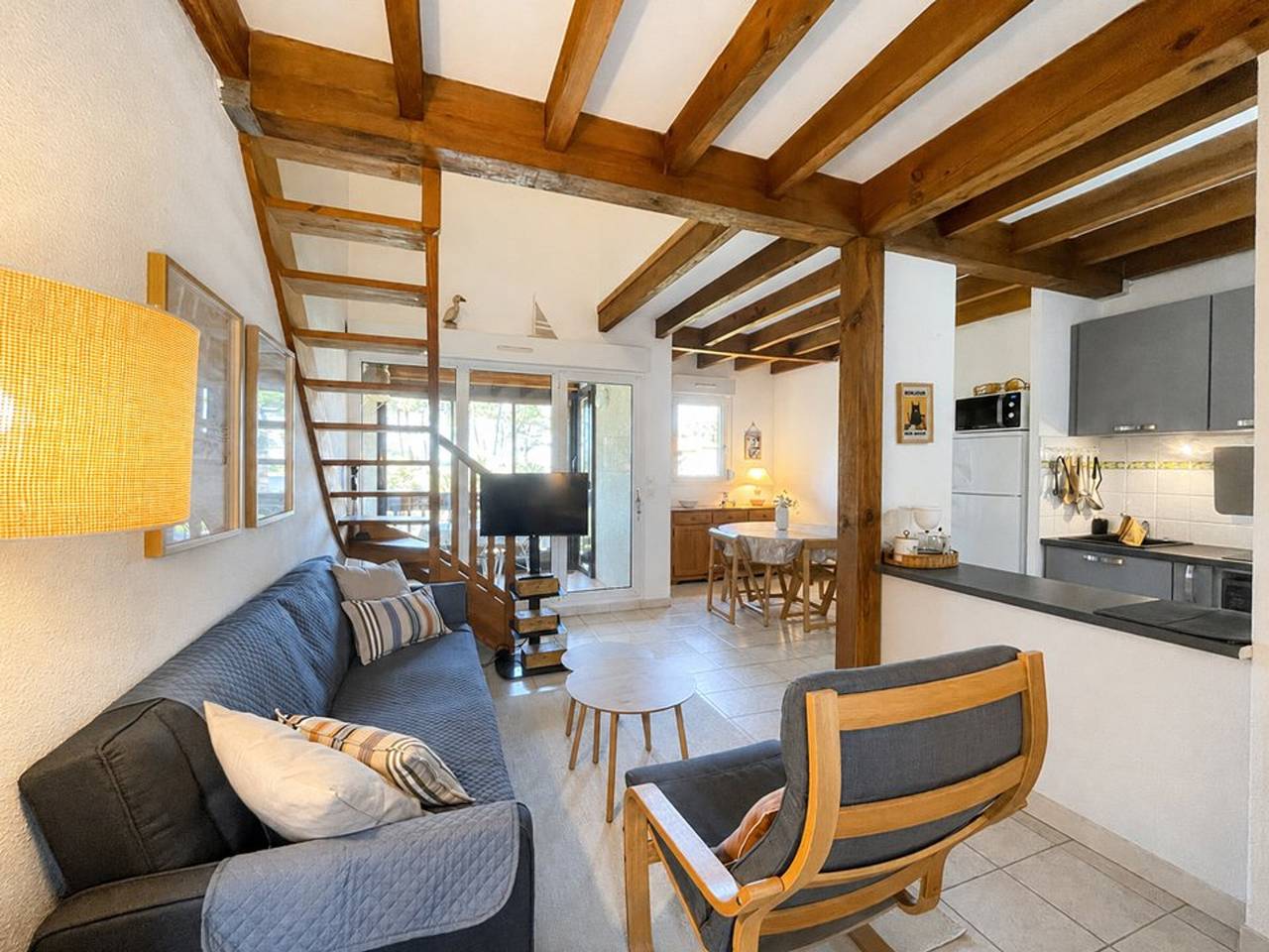 Appartement entier, Appartement, animaux acceptés - Vue piscine et lac in Soustons, Côte d’Argent