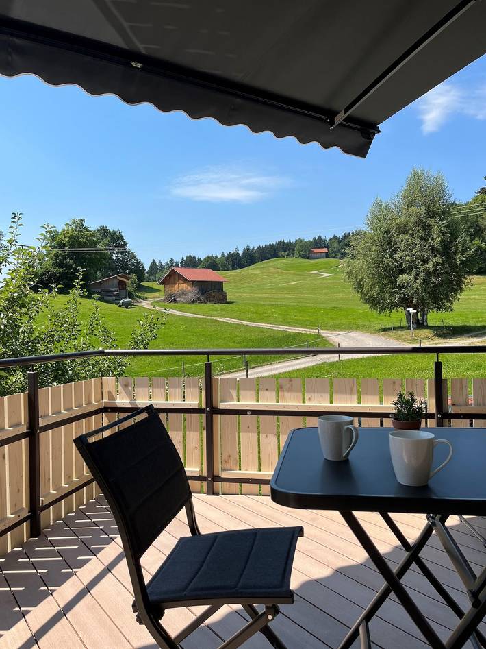 Ferienwohnung für 4 Personen, mit Balkon und Terrasse sowie Garten in Rettenberg - 4