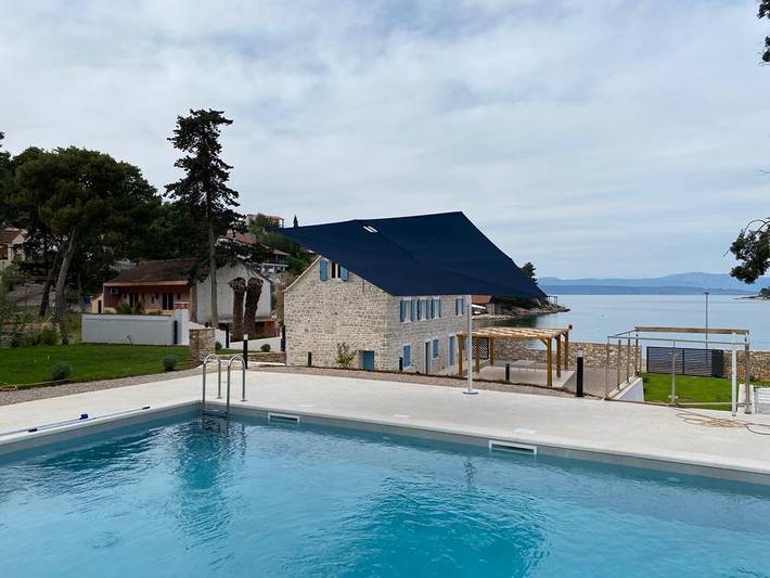 Villa pour 8 personnes, avec vue sur l’océan dans Šolta