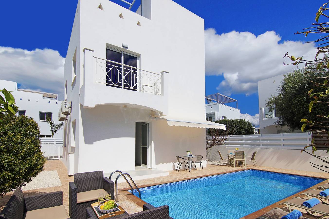 Villa für 7 Personen mit Pool in Ayia Napa, Südzypern
