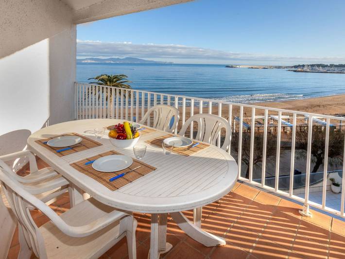 Vakantieappartement voor 4 personen, met Balkon en Terras in L'Escala