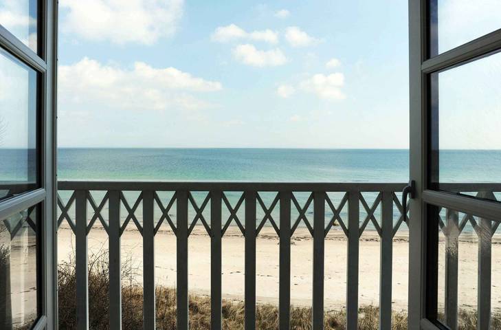 Ferienhaus für 8 Personen, mit Balkon und Garten sowie Ausblick in Ulslev Strand