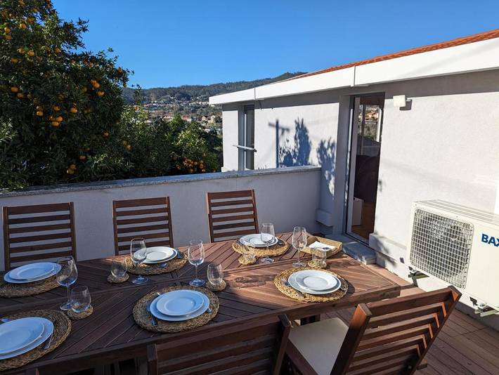 Casa de férias para 6 pessoas, com Varanda e Terraço e ainda Jardim and Vista em Sever do Vouga