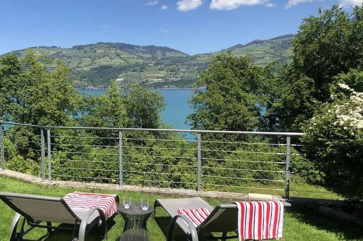 Ferienwohnung für 4 Personen, mit Garten in Spiez