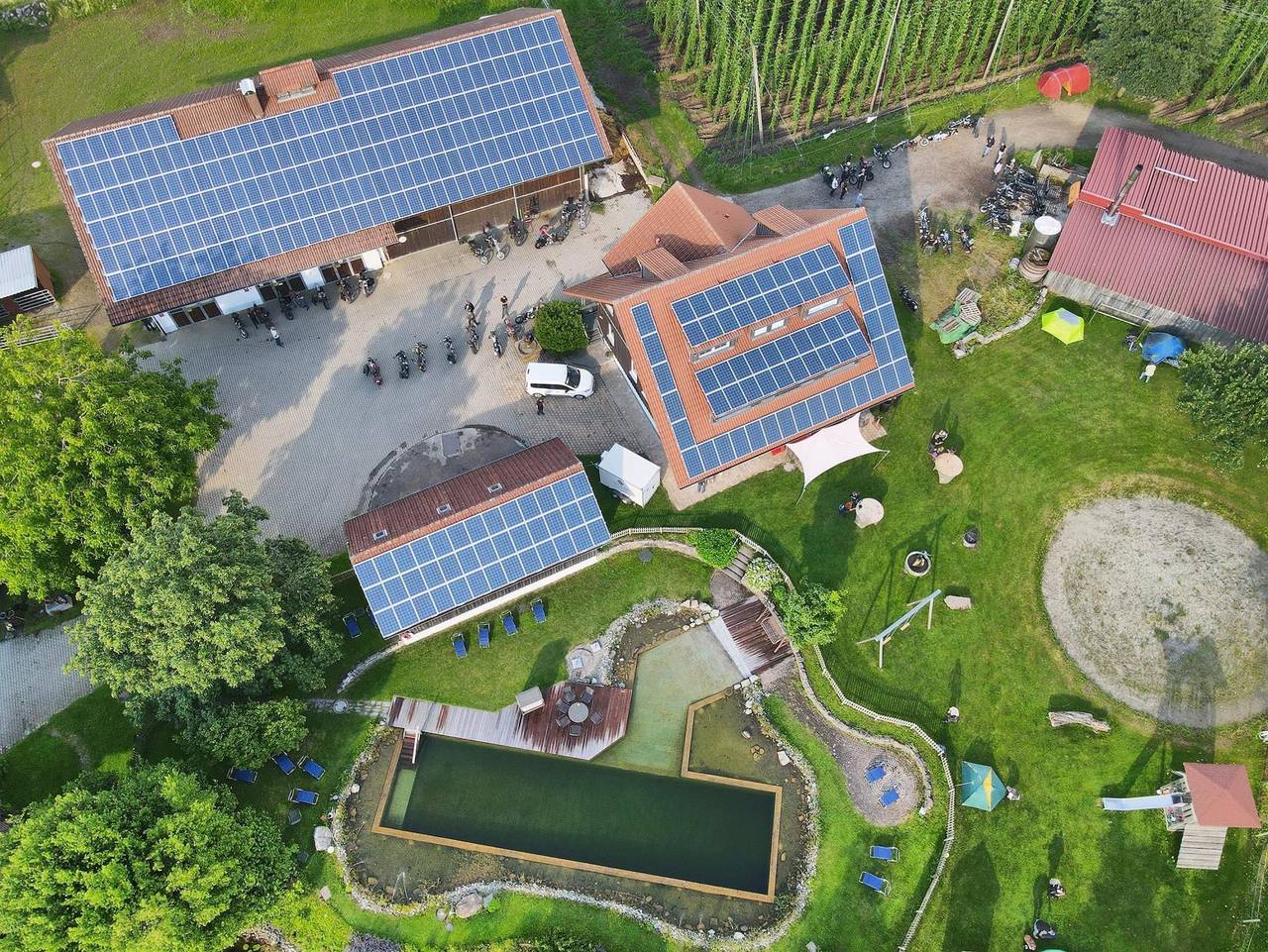 Ganze Ferienwohnung, Ferienhof Metzler - 1 Zi. Apartment Apfel in Bodnegg, Region Bodensee-Oberschwaben