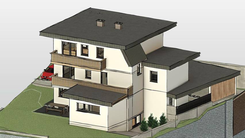 Ferienwohnung für 6 Personen, mit Balkon