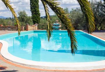 Cottage pour 3 personnes, avec piscine ainsi que jardin et vue à Montespertoli