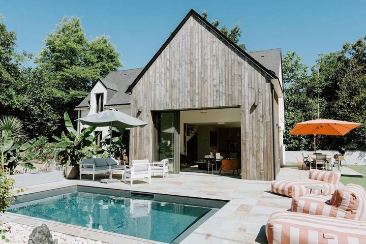 Maison de vacances pour 7 personnes, avec terrasse et piscine - 1