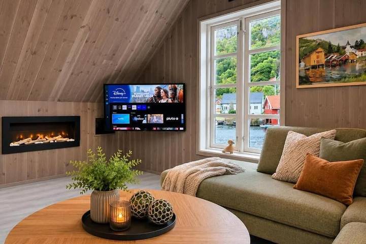 Exklusive Wohnung am Meer – Feda Waterfront, perfekt zum Entspannen! in Kvinesdal