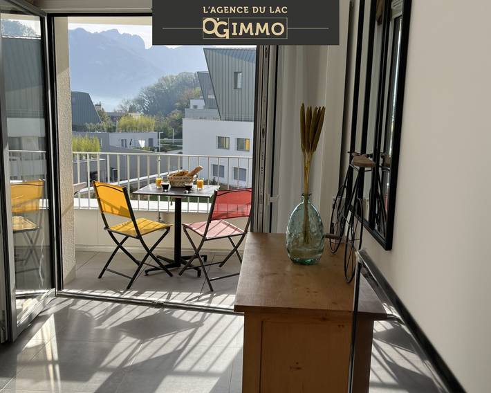 Apartamento para 5 personas, con vistas al lago y balcón, Se admiten mascotas en Annecy