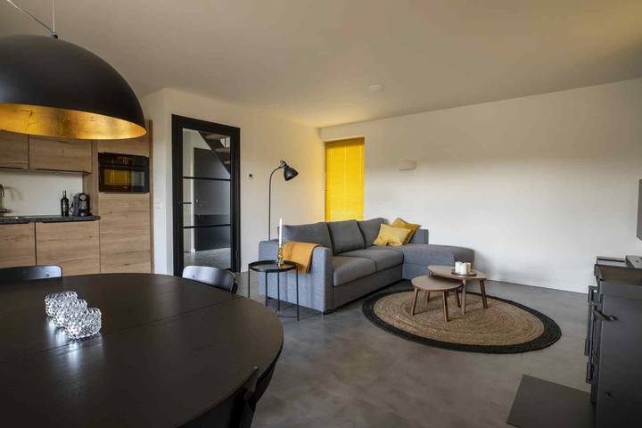 Modernes Ferienhaus für 5 Personen in einem Familienpark mit Schwimmteich in Sint-Nicolaas in Sint Nicolaasga, Friesland