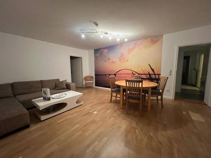 Ferienwohnung für 5 Personen, mit Terrasse und Garten sowie Ausblick