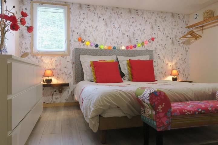 Chambre d’hôte pour 2 personnes, avec Balcon et Terrasse ainsi que Jardin et Vue dans l' Isère - 4