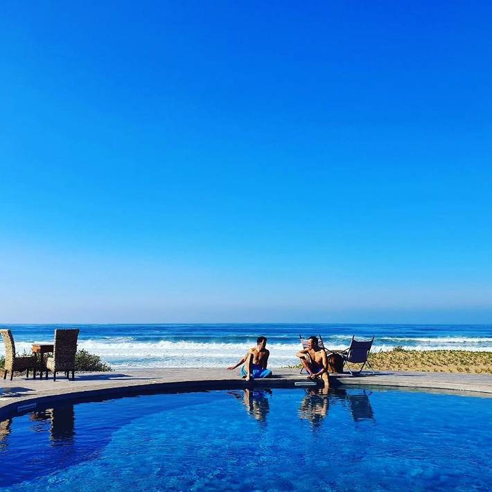 Cottage pour 2 personnes, avec piscine ainsi que jardin et vue