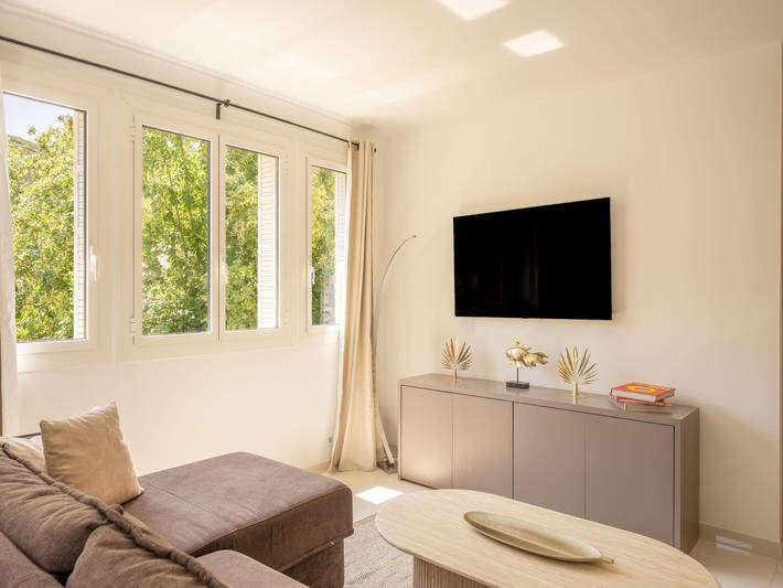Apartamento entero, Apartamento con aire acondicionado, 2 habitaciones/6 personas, vistas al mar - St-Tropez in Saint-Tropez, Costa mediterránea (Francia)