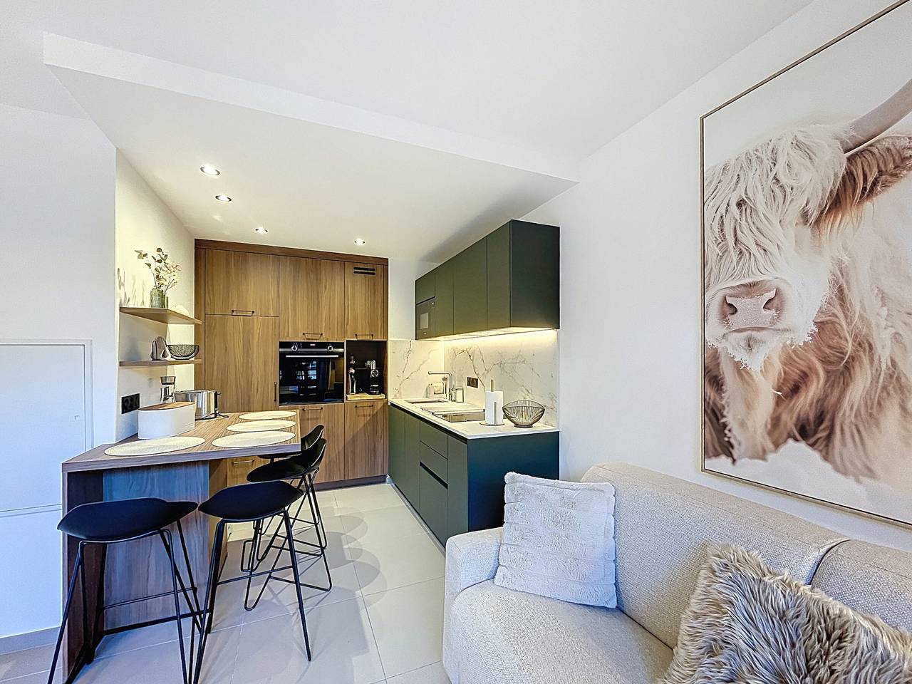 Entire apartment, Apartment 4 pers. Les Gets near slopes with parking in Les Gets, Bonneville region