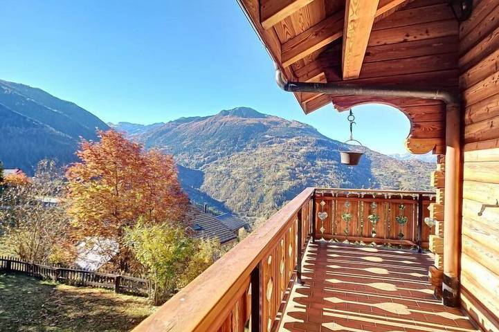 Chalet für 8 Personen, mit Balkon in Veysonnaz