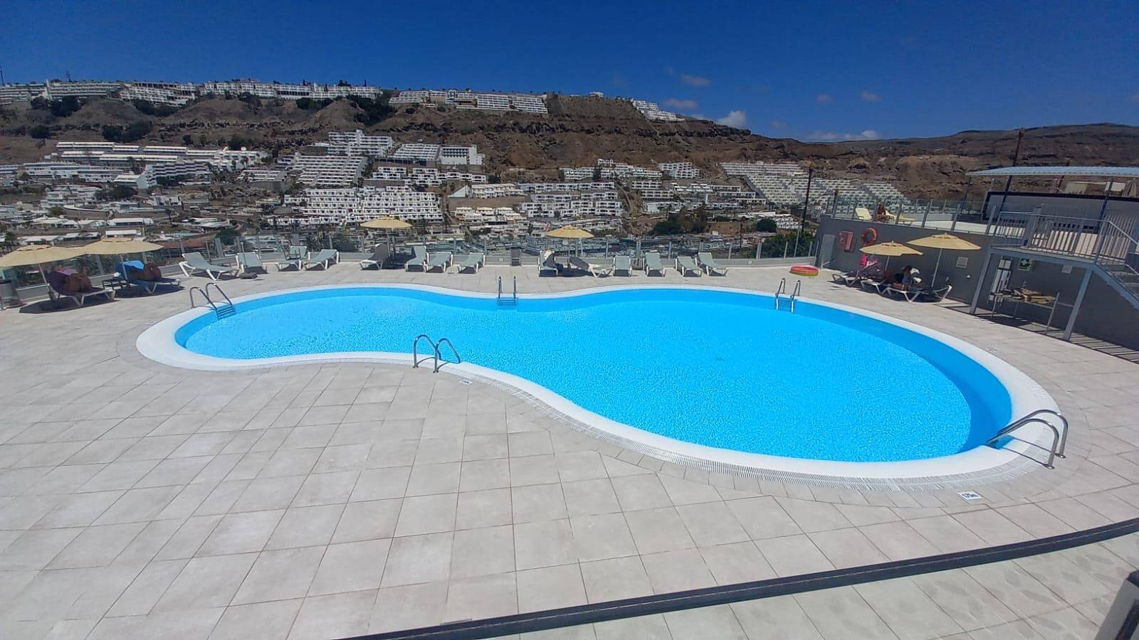 Entire apartment, Vacation Apartment 'Tropical Beach' with Sea View, Wi-Fi and Air Conditioning in Puerto Rico (Gran Canaria), South Gran Canaria