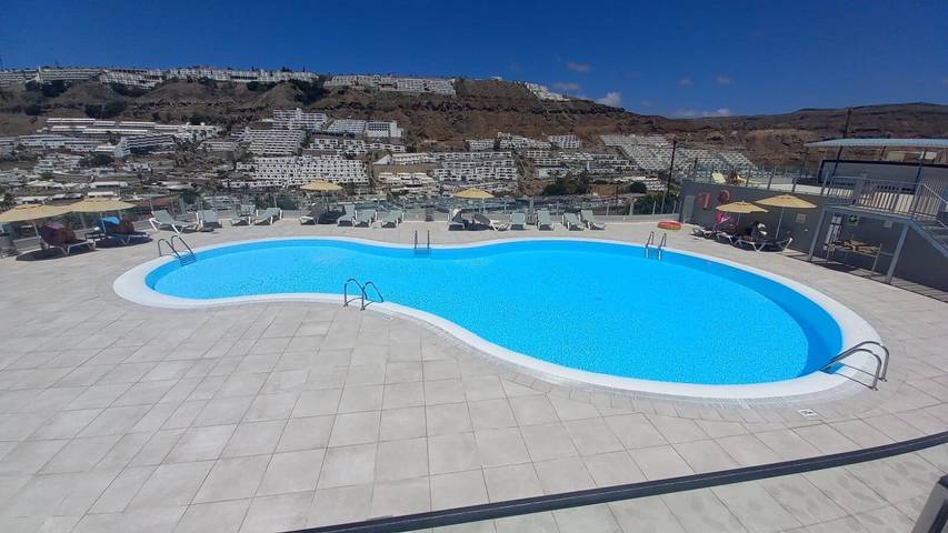 Ganze Wohnung, Ferienwohnung 'Tropical Beach' mit Meerblick, Wi-Fi und Klimaanlage in Puerto Rico (Gran Canaria), Mogán