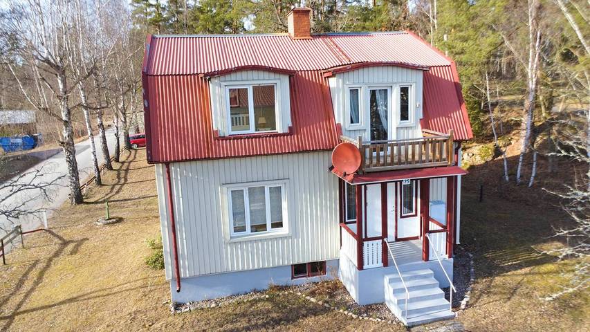 Ferienhaus für 6 Personen, mit Ausblick und Garten in Hultsfreds und Umgebung