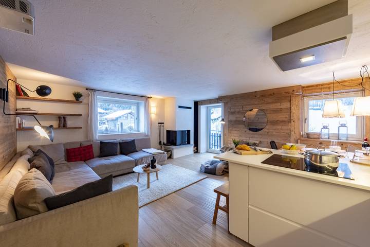 Chalet pour 5 personnes, avec Balcon à Courmayeur