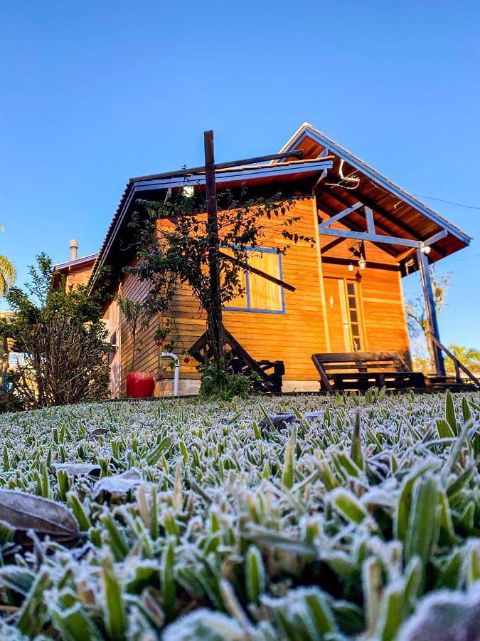 Chalet para 3 pessoas, com jardim e terraço em Gramado