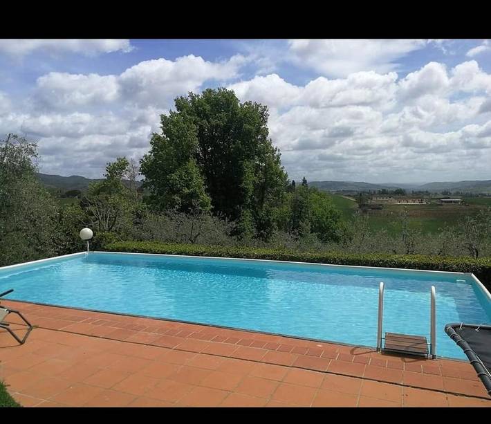 Appartamento vacanze per 4 persone, con giardino e piscina nonché panorama, con animali domestici - 1