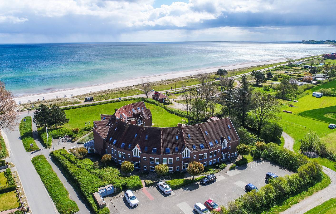 Ganze Ferienwohnung, Terrassen-Fewo "Ankerplatz" direkt am Ostseestrand inkl. Schwimmbad in Kronsgaard, Schleswig-Flensburg