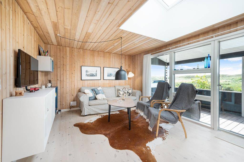 Ferienhaus in Skodbjerge nah am Meer und am Fjord mit Blick auf die Dünen in Skodbjerge, Hvide Sande