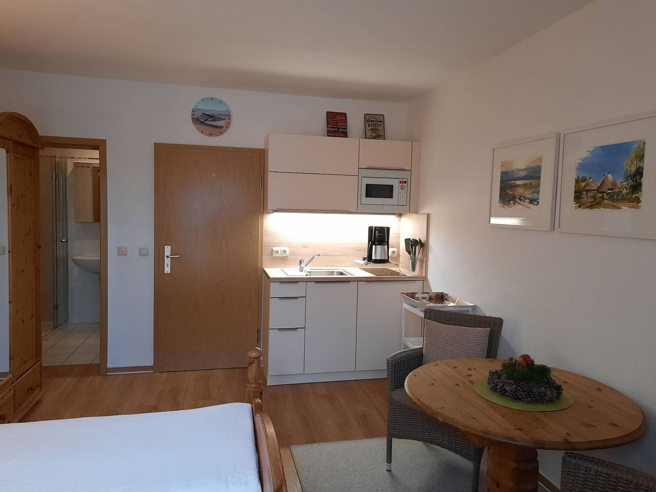 Ganze Ferienwohnung, Einraum-Appartement - Einraum-Appartement Nr. 7 mit Terrasse in Niehagen, Ahrenshoop