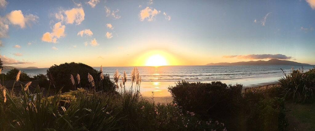 Ocean view Bach in Paraparaumu, Kapiti Coast District