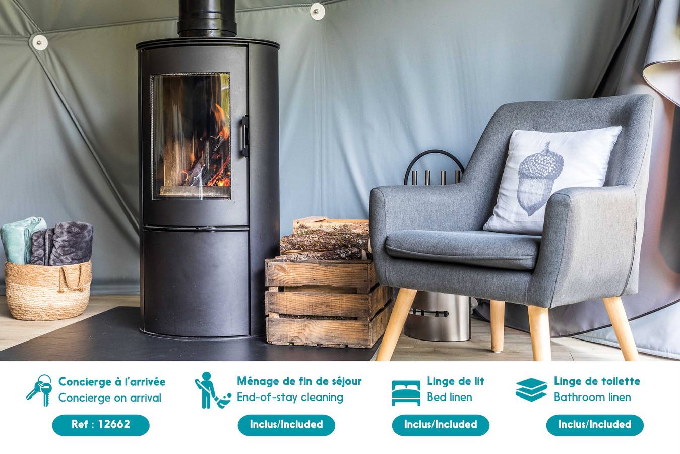 Bungalow für 2 Personen mit Garten in La Dornac, Périgord Noir