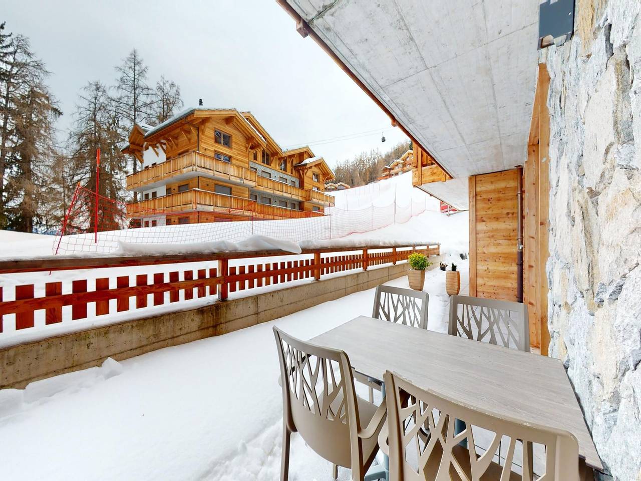 Ganze Wohnung, Wohnung Veysonnaz nahe Skipisten in Veysonnaz, Walliser Alpen