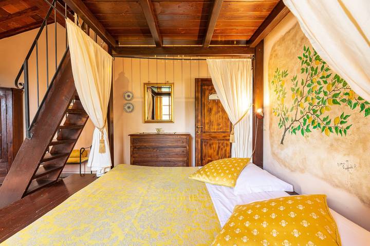 Casa vacanza per 2 persone, con balcone e giardino nonché sauna e idromassaggio a Castiglion Fiorentino